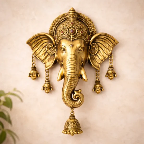 Elephant face wall handging